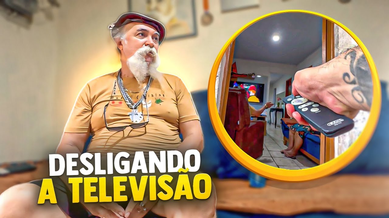 DESLIGANDO A TELEVISÃO DE LUIZ DO SOM COM OUTRO CONTROLE | MANETIKIN