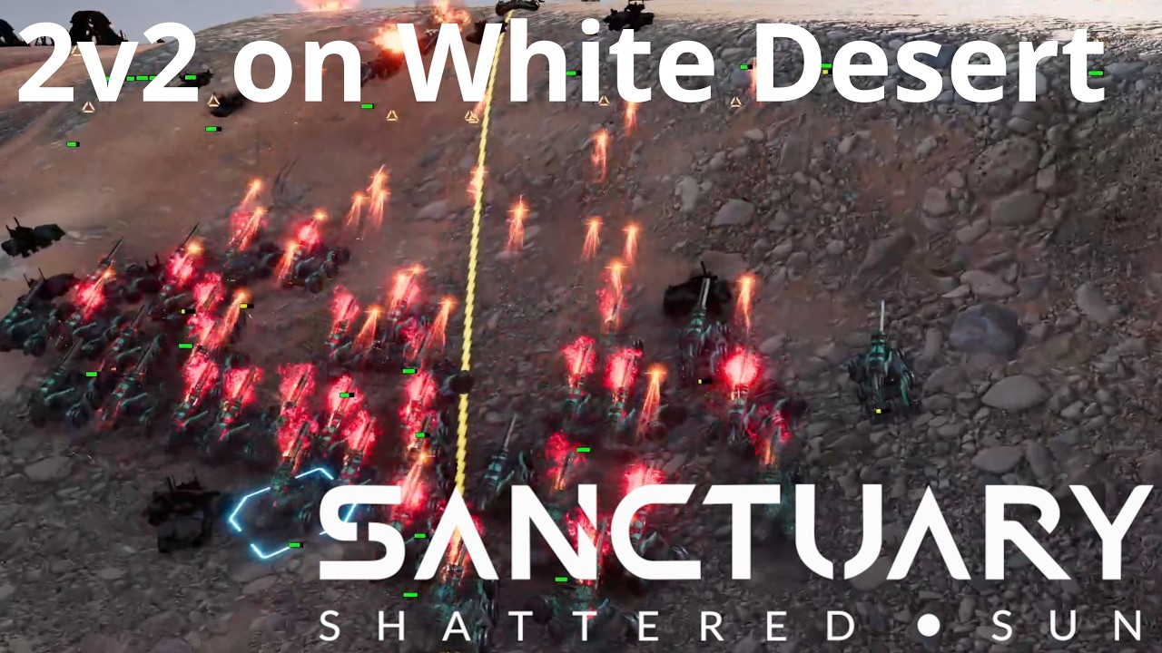 2v2 on White Desert - Sanctuary: Shattered Sun Pre-Alpha Multiplayer