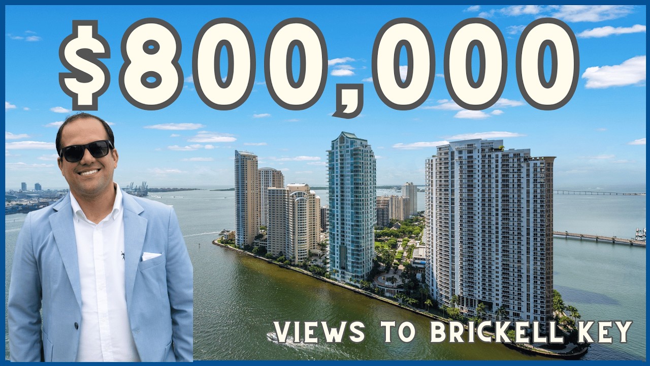 Downtown Miami Condo tour with the BEST city views (under One Million) | The MET 1 Condo in Miami
