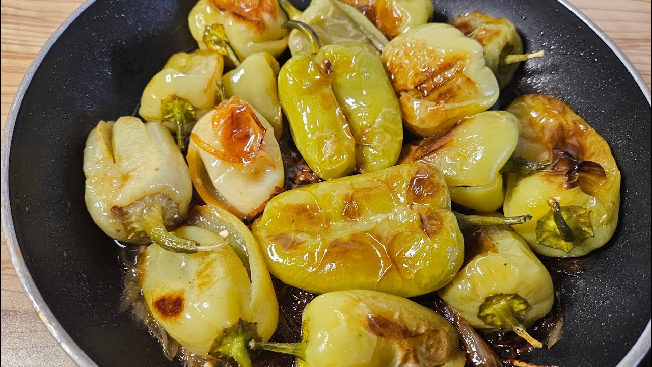 Pržene paprike - Jedan od najjedostavnijih načima pripreme - Fried peppers - Gebratene Paprika