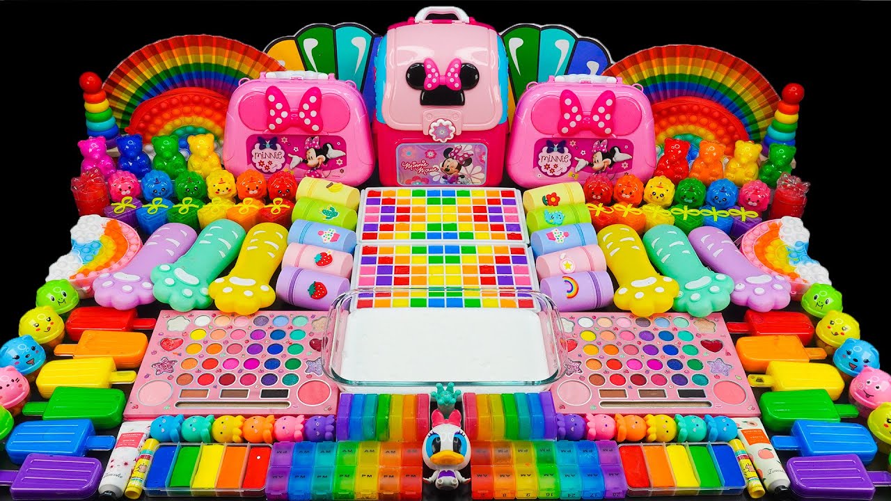 🎀 MINNIE x DAISY SLIME SHOWDOWN 🎀1 Hour Satisfying Rainbow Slime Mixing | Coco Slime