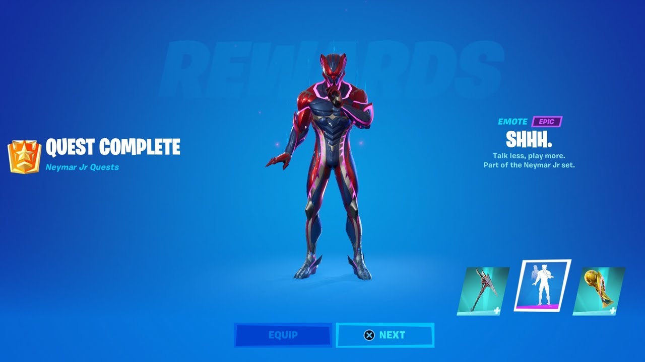 Fortnite Complete 'Neymar Jr Quests' Guide - How to Unlock All Neymar Jr Rewards