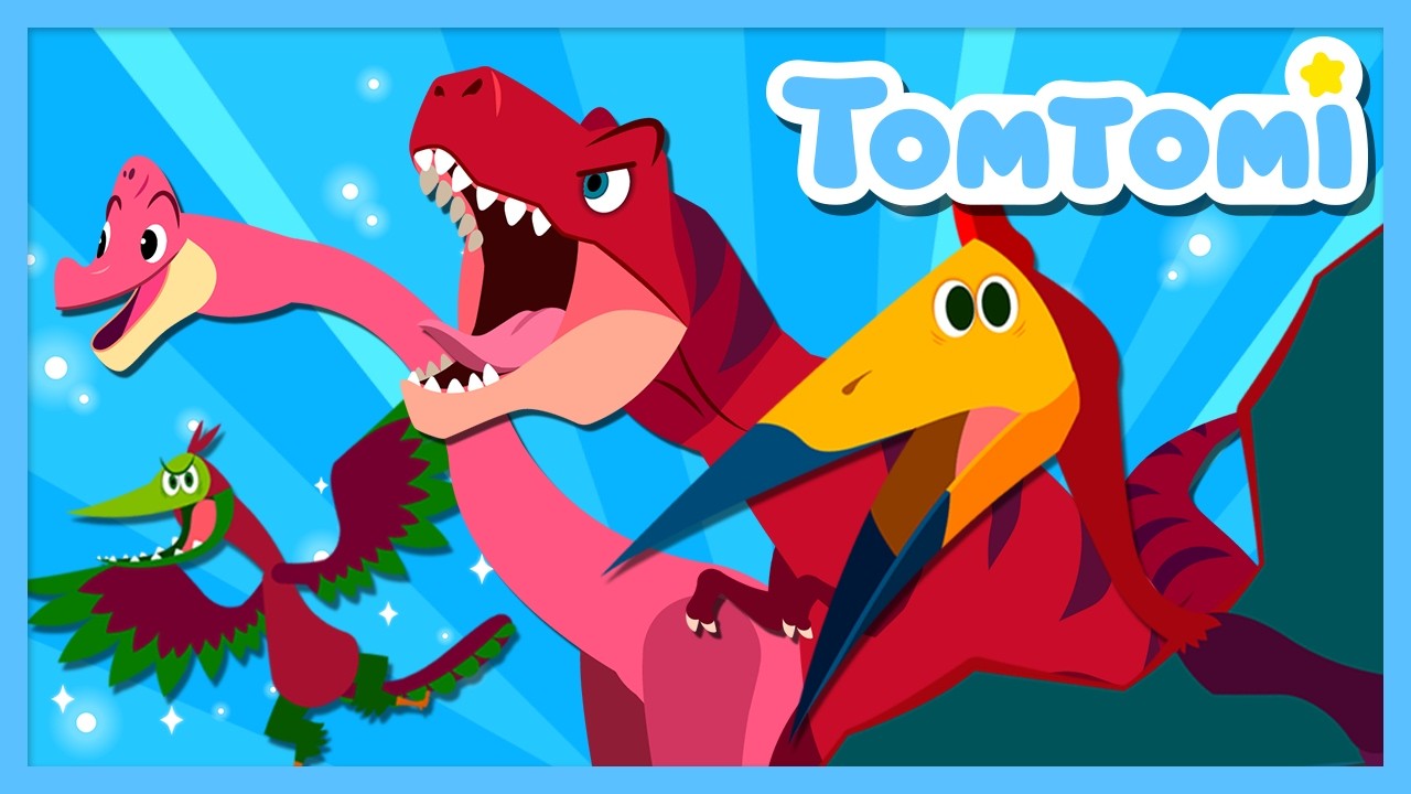 Entdecke die tolle Welt der Dinosaurier! 🦖🦕 | Liedersammlung | Kinderlieder | TOMTOMI auf Deutsch