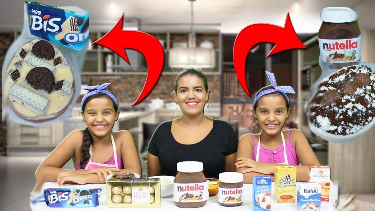 NOSSOS OVOS DE PÁSCOA DE NUTELLA COM FERRERO ROCHER E BIS OREO