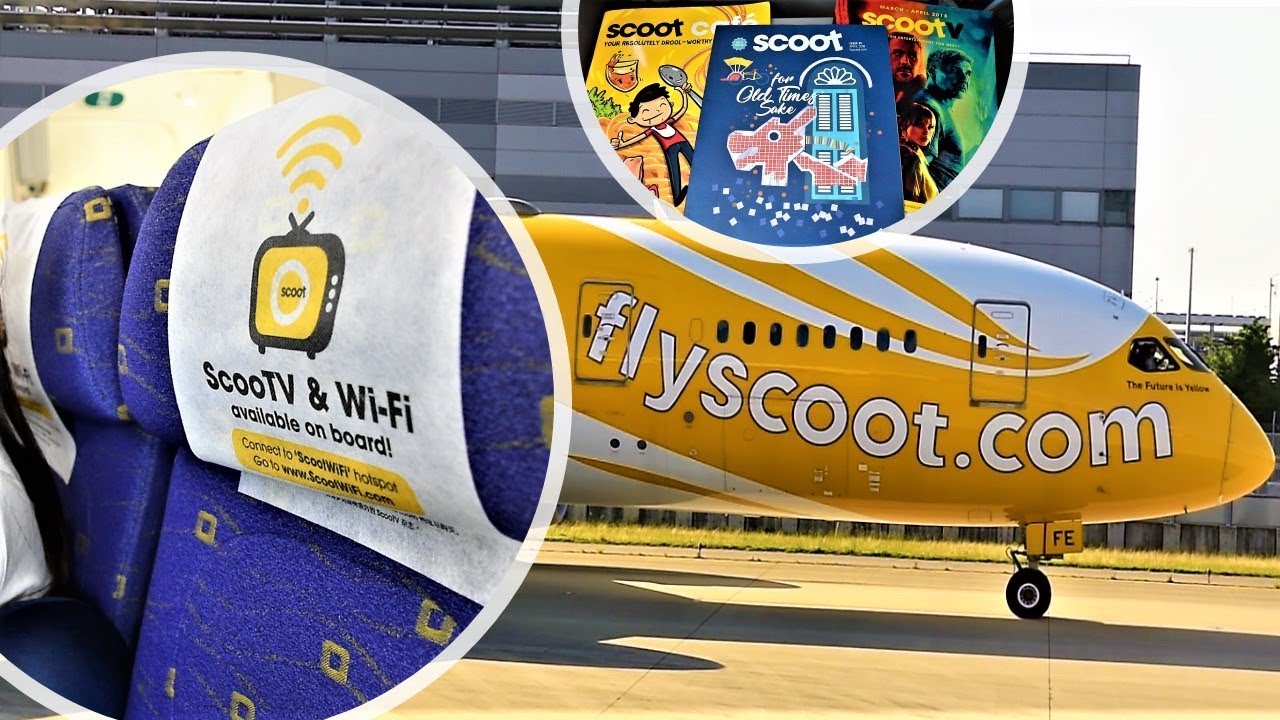Scoot 787 Economy Class Osaka KIX to Singapore