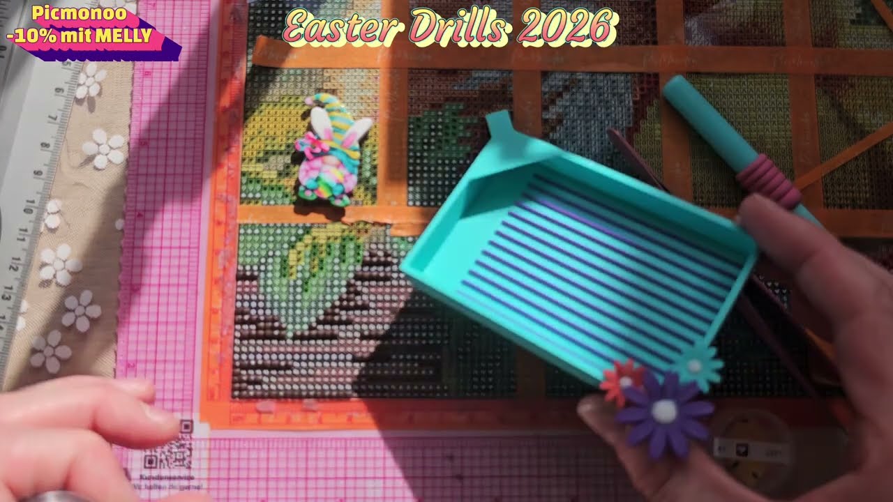 Diamond Painting 💎 Paint with me 🖊️ Osterevent 🐰 Easterdrills 2025 🐣🐇🖊️ Friendship 🐰🐥 Picmondoo #2