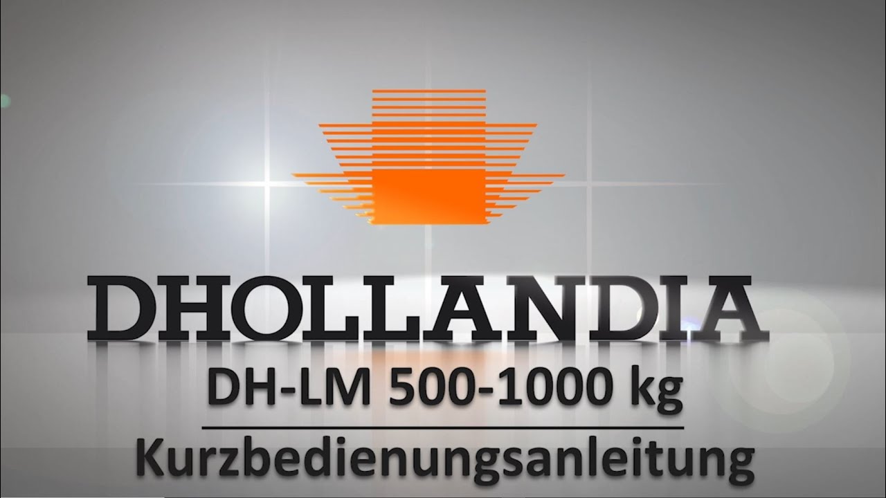 DH-LM 500-1000 kg Kurzbedienungsanleitung
