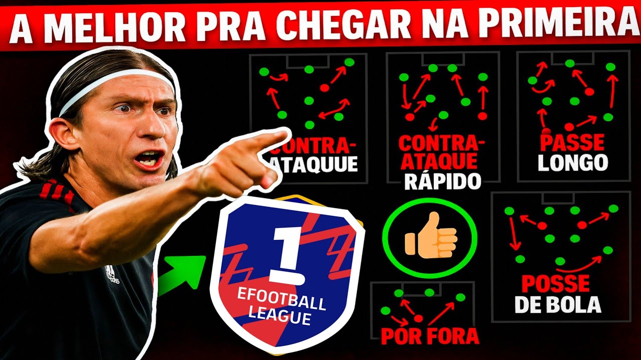 As 3 Melhores Formaçōes para Cada Estilo de Jogo efootball 2025 mobile