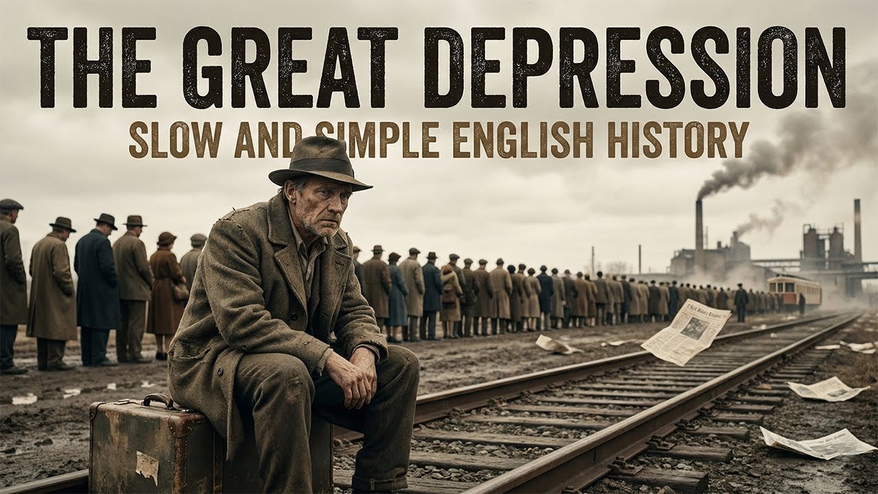 The Great Depression – History in Easy English | A2 Listening