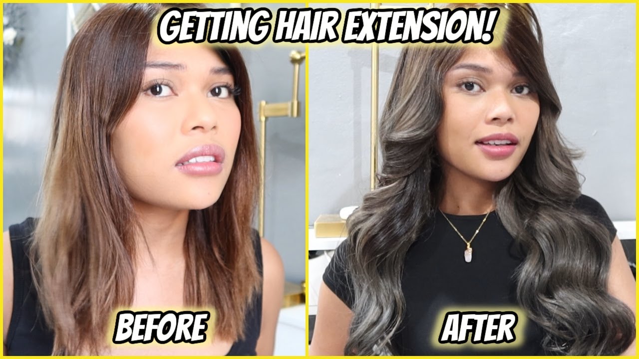 FINALLY GETTING HUMAN HAIR EXTENSIONS! GRABE ANG LAKAS MAKA BABAE!