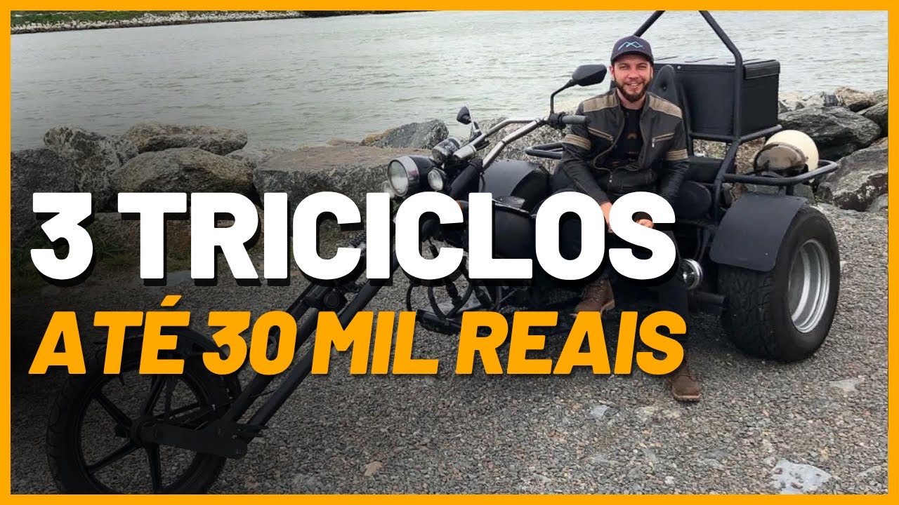 3 TRICICLOS USADOS ATÉ 30 MIL REAIS 