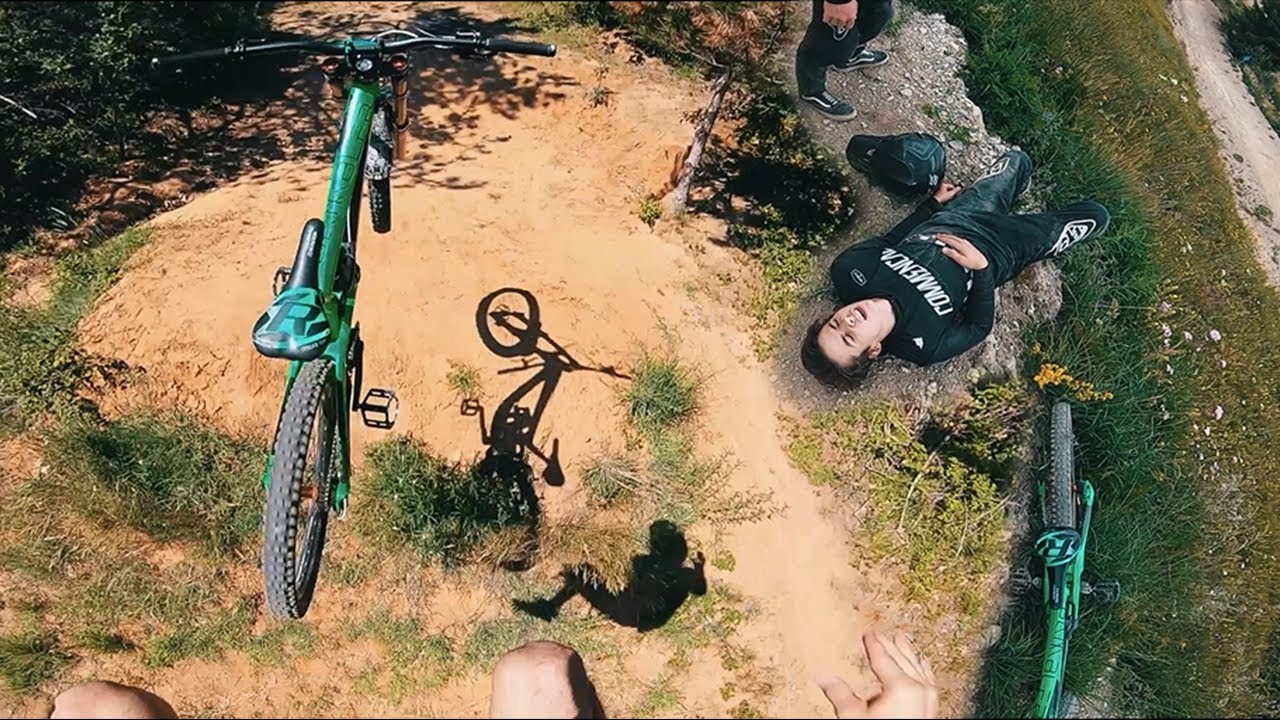 Compilation de nos plus beau Crash en VTT DH ! 😨