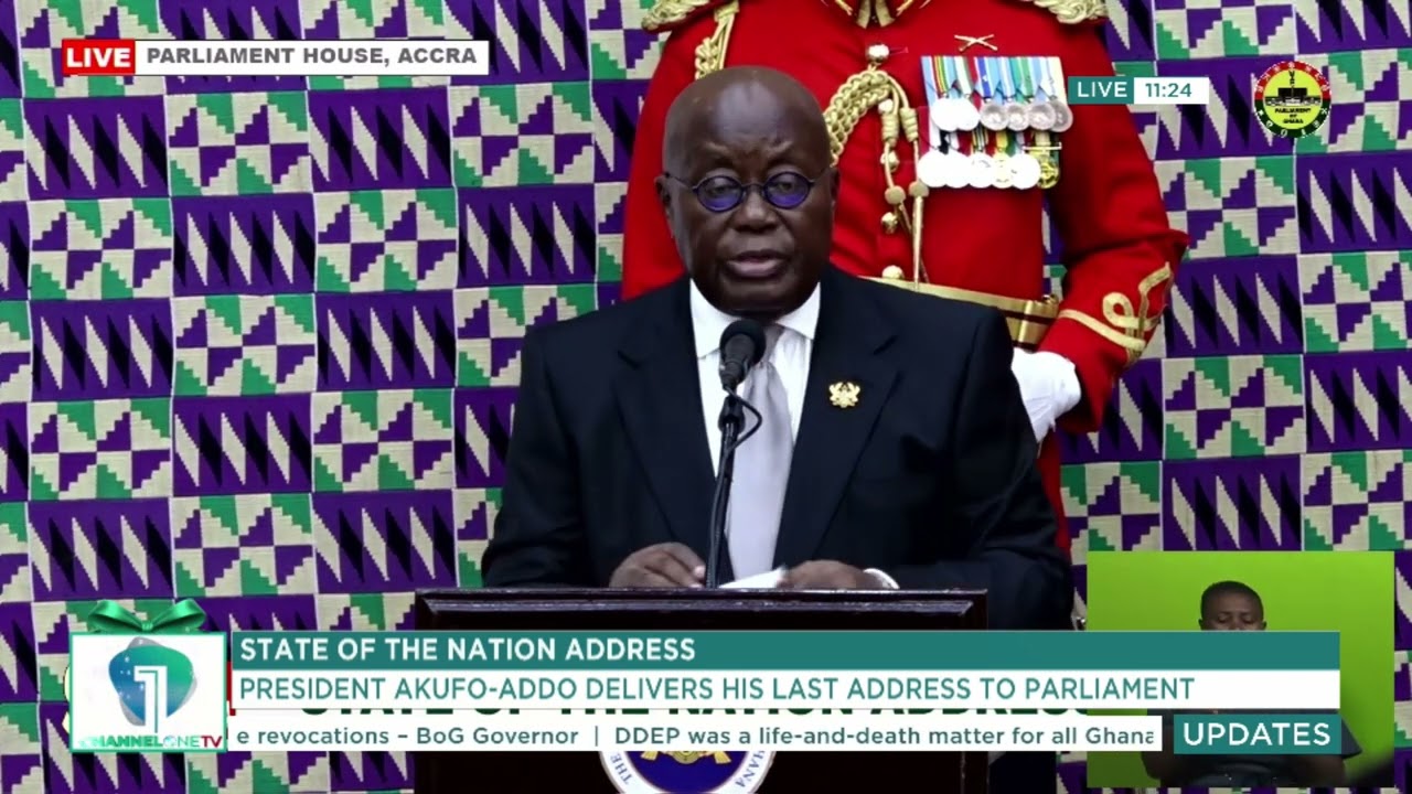 Watch President Akufo-Addo & Speaker Bagbin’s Playful Banter at Final State of the Nation Address!