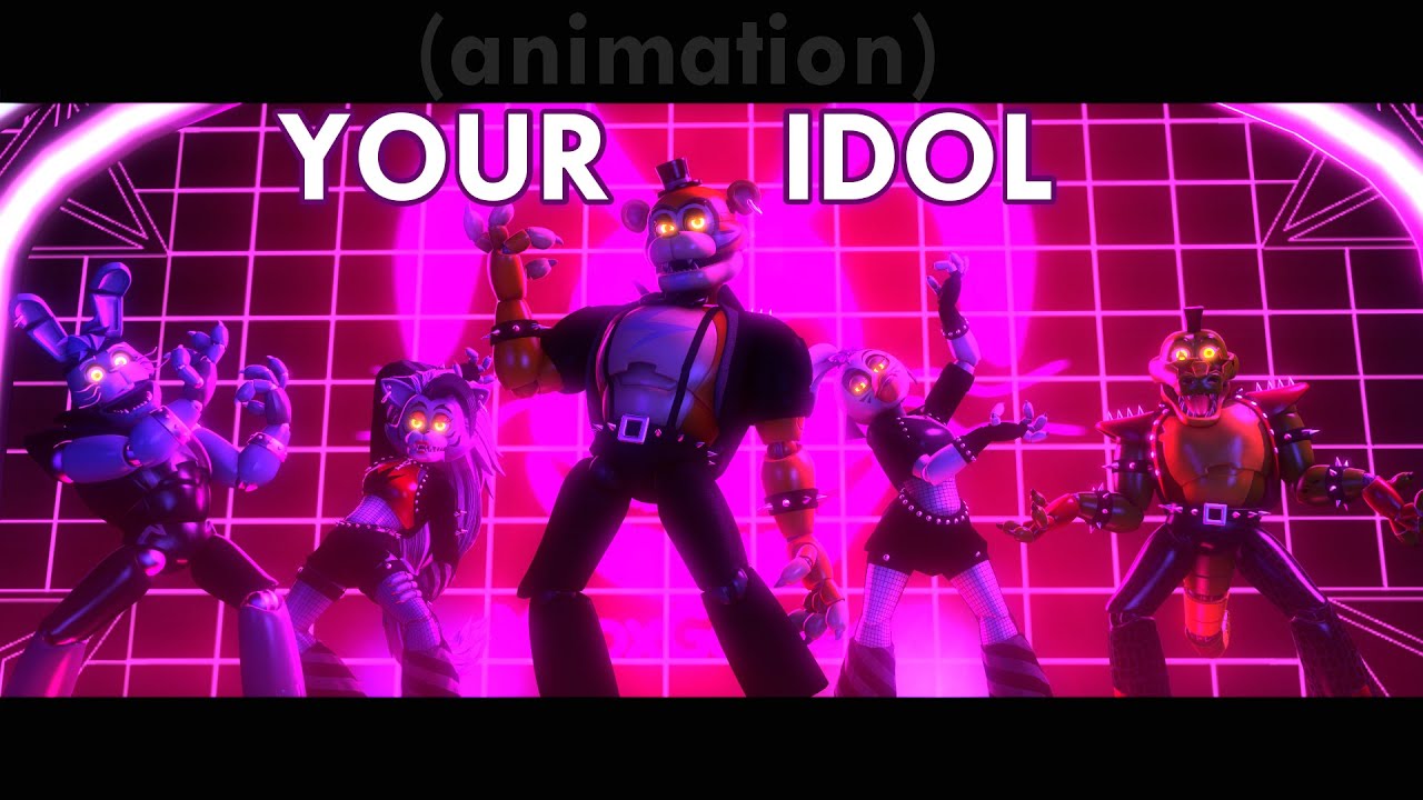 FNAF / SFM | YOUR IDOL - Saja Boys (KPOP Demon Hunters, but FNAF) !EPILEPSY WARNING!