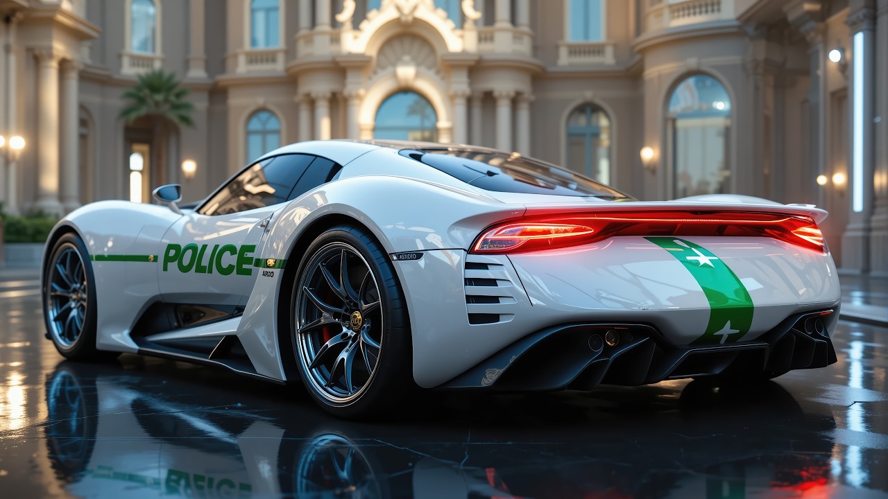 🎵 Dubaï Police Supercars 1. [Free] Trap Melodies Piano Hard Bass 4k Vidéo Music for TV 4k 🎵