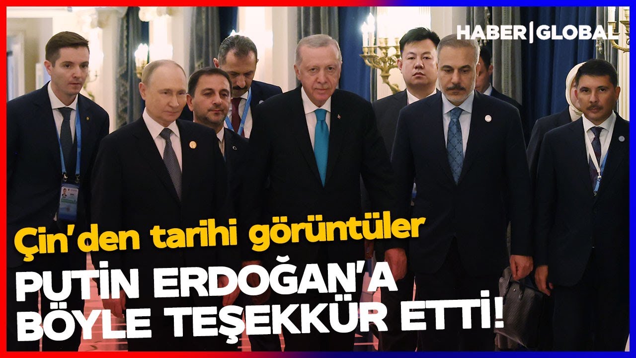 Erdoğan-Putin Görüşmesinden İlk Görüntüler Geldi! Putin Erdoğan'a Böyle Teşekkür Etti