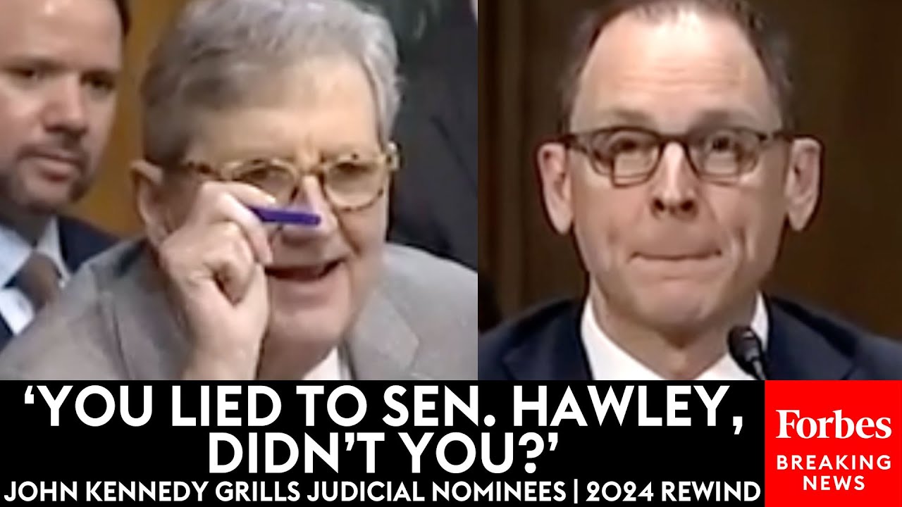 SUPERCUT: John Kennedy Shows No Mercy To Judicial Noms In Senate Judiciary Committee | 2024 Rewind