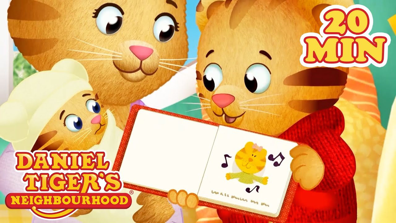 Daniel Reads a Story to Baby Margaret | Cartoons for Kids | Daniel Tiger