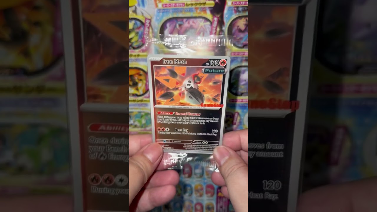Pokemon TCG Scarlet & Violet Paradox Rift GameStop Promo Card Iron Moth!