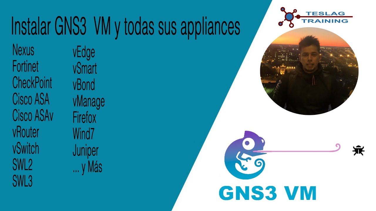 Instalar GNS3VM y Todas las Appliances