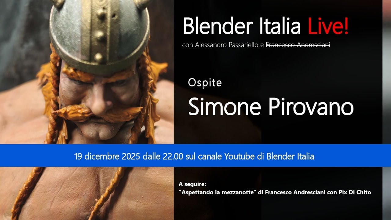Blender Italia Live! - Simone Pirovano