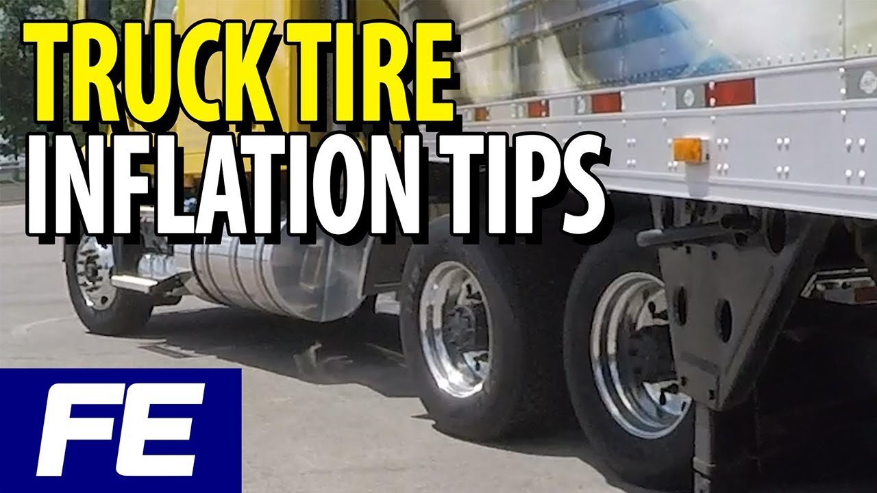 Heavy-duty truck tire inflation tips