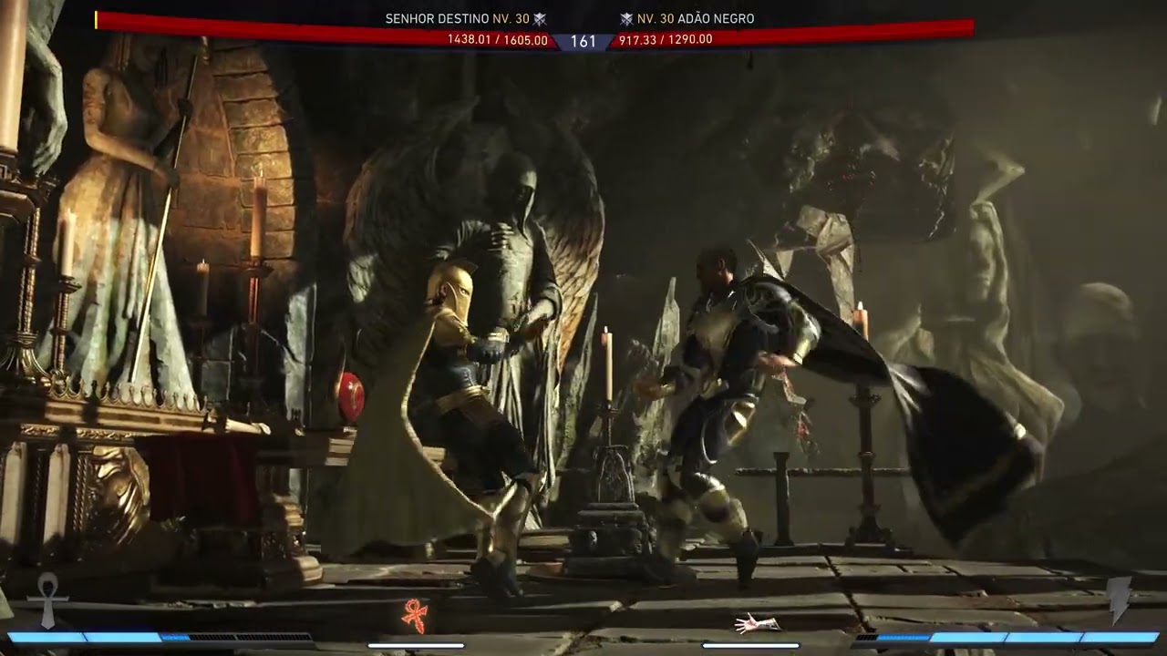 Dr Fate vs Black Adam Injustice 2 gear mode hard level