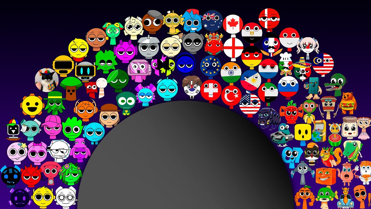 100 Sprunki vs 25 Countries vs 25 Italian Brainrot Marble Race Tournament! Who Will Be The Champion?