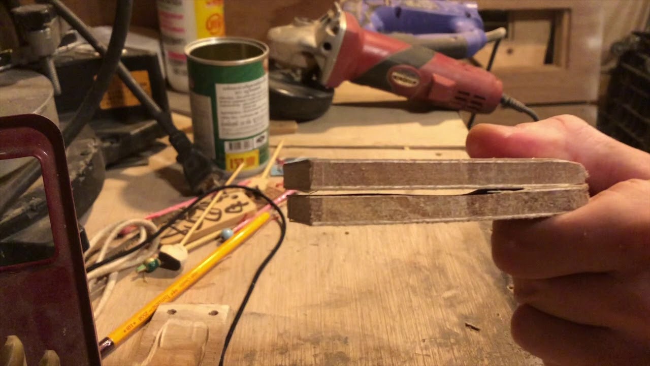 making wooden castanets