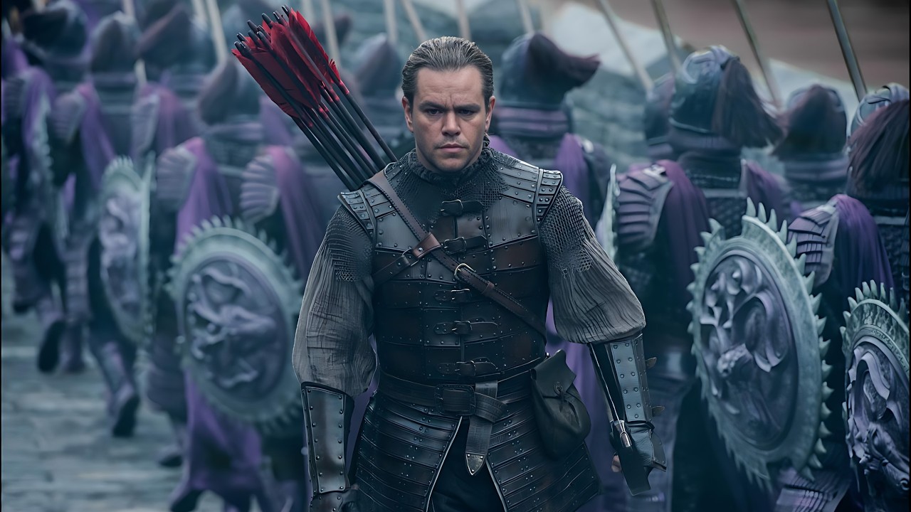 قلبه ميت بيواجه لوحده كائنات مرعبه وشرسه ،وبينقذ العالم من شرهم | ملخص فيلم The Great Wall