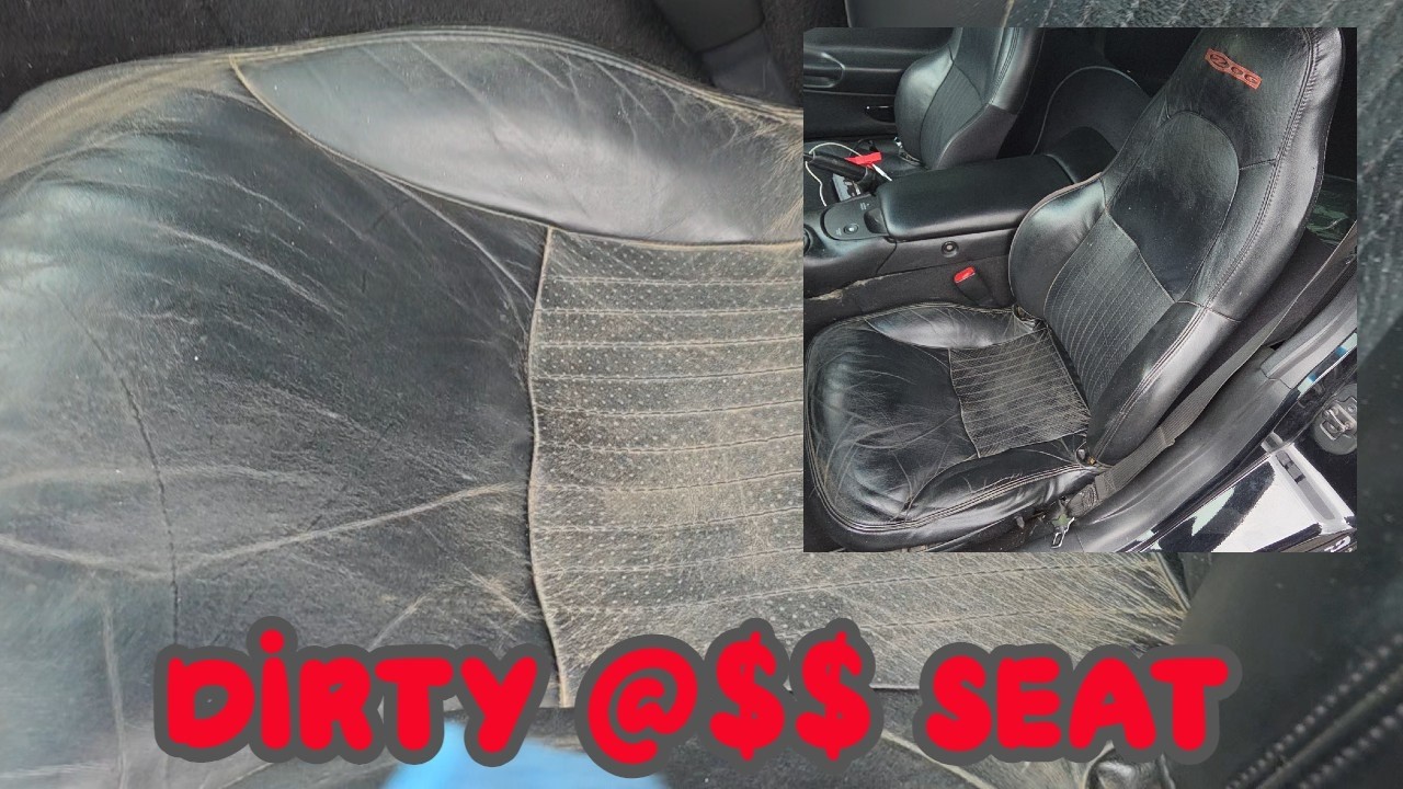 Чистка и обработка старого грязного сиденья - Corvette C5 Z06