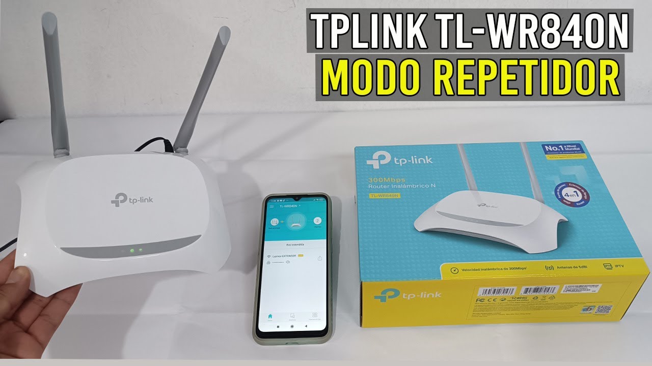 Cómo Configurar Router TpLink en Modo REPETIDOR WIFI/Paso a Paso(TLWR840N)