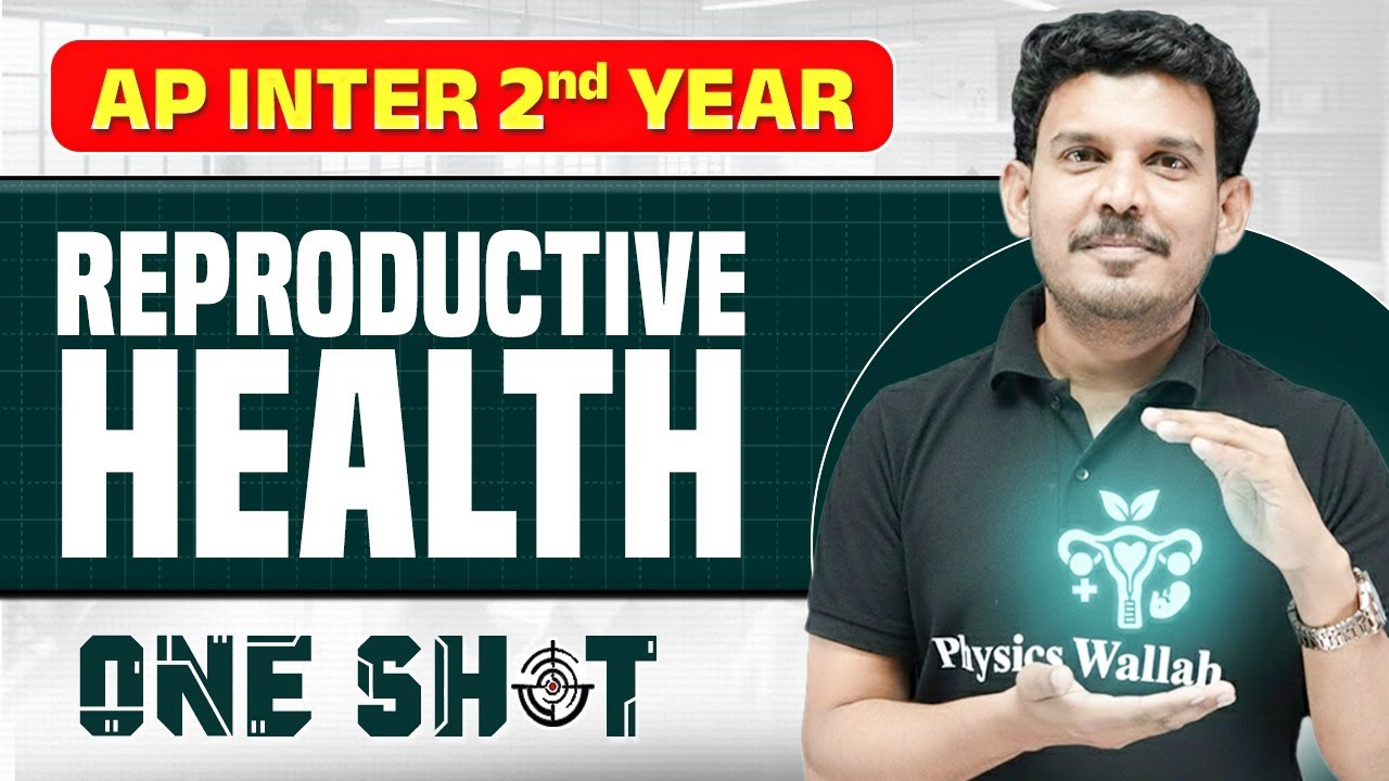 Reproductive Health One Shot in Telugu | AP Inter 2nd Year | Botany | IPE & EAPCET