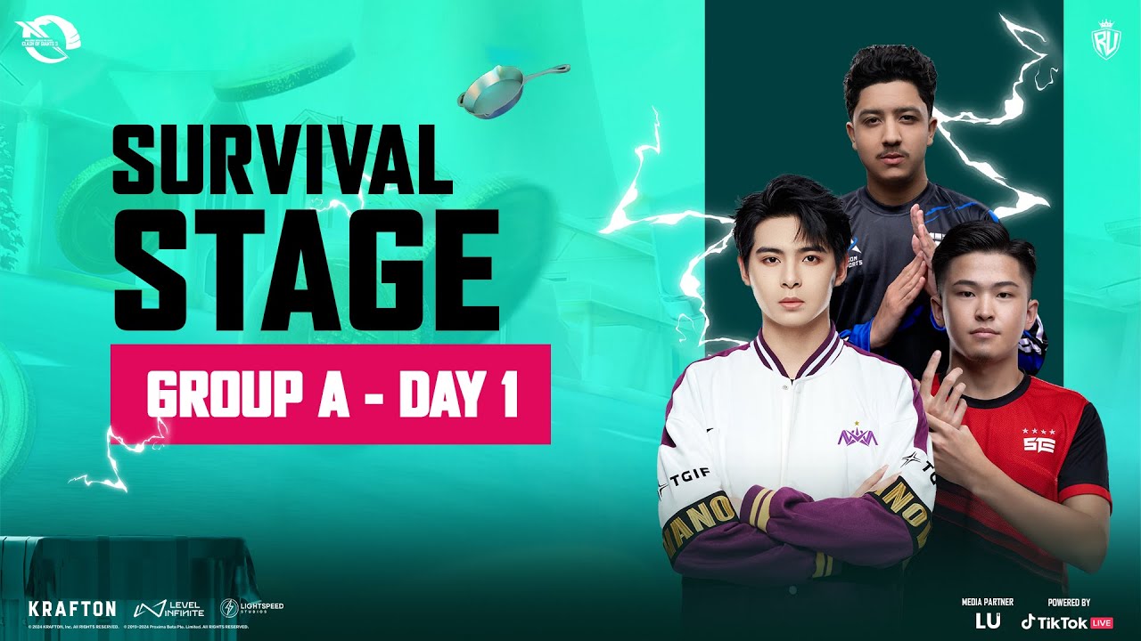 [EN] PUBG MOBILE RUTHLESS PRO SERIES COG S3| SURVIVAL STAGE |GROUP A| DAY 1 FT. #NV #VPE #HORAA #NGX