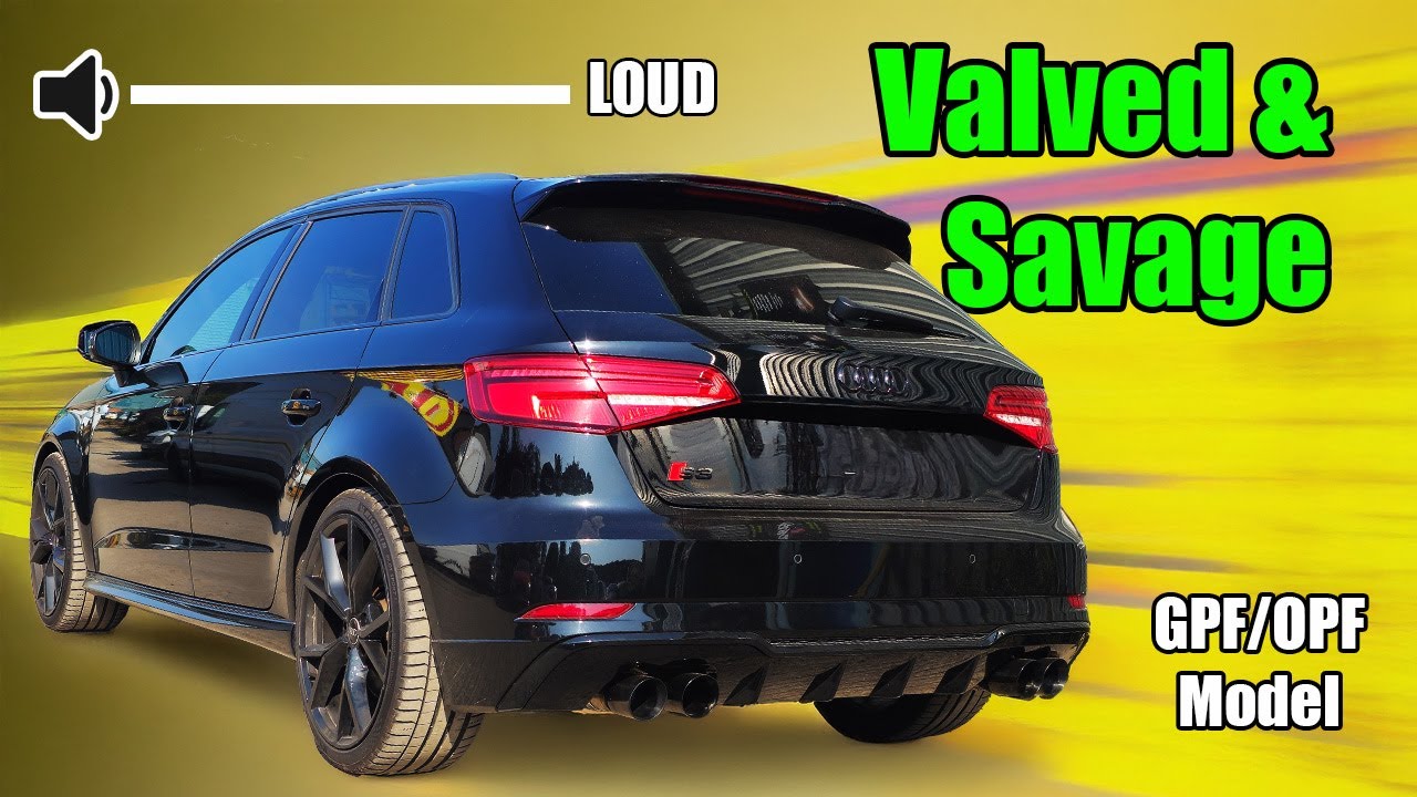 The LOUDEST Audi S3? GPF Delete + Valved Custom Exhaust Build 🔥