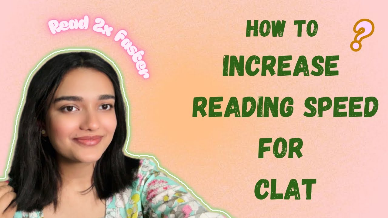 Double your reading speed for CLAT| Must watch📚