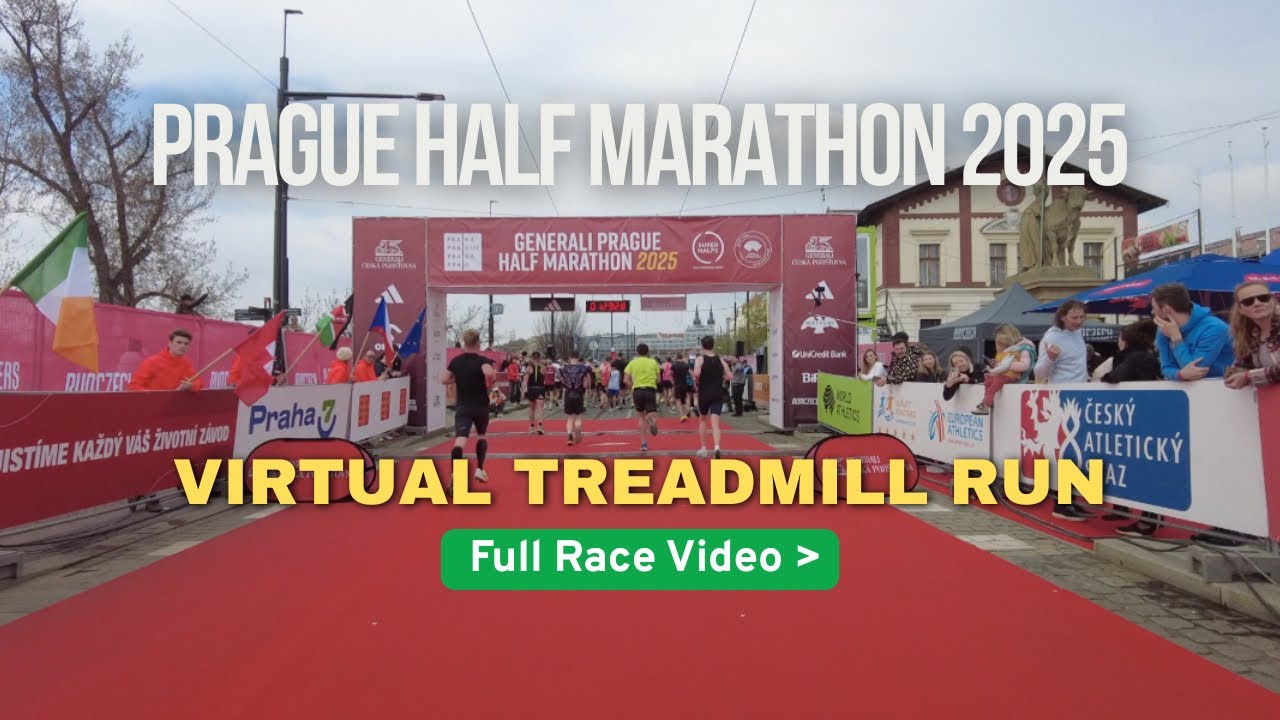 Prague Half Marathon 2025 | Virtual Treadmill Run