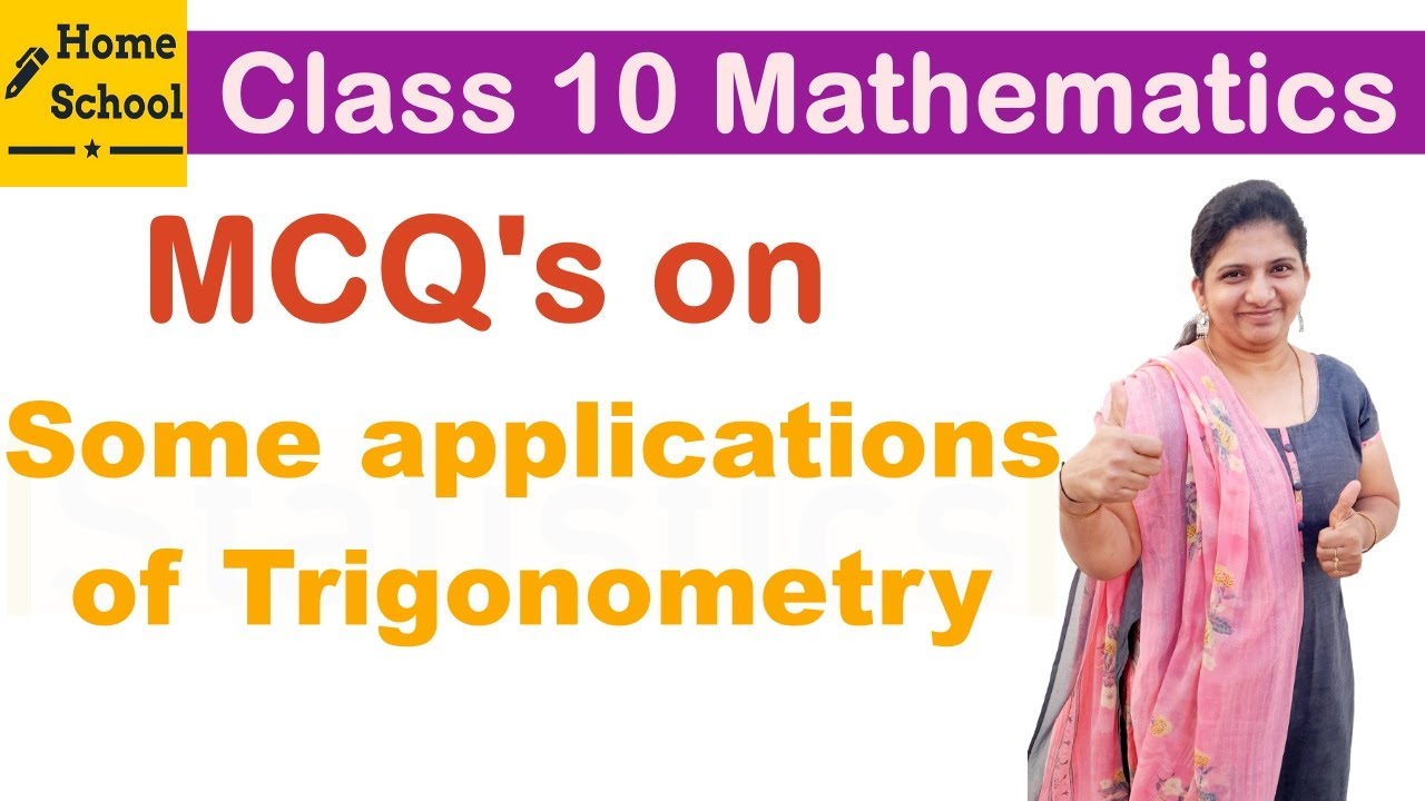 Mcq's on Some applications of trigonometry Class 10 Mathematics