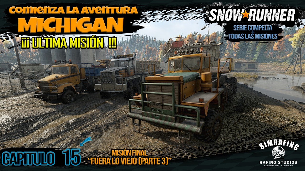 SnowRunner Michigan – Миссия 15: Долой Старое (Часть 3) Финальная Миссия 🚚 (Геймплей)