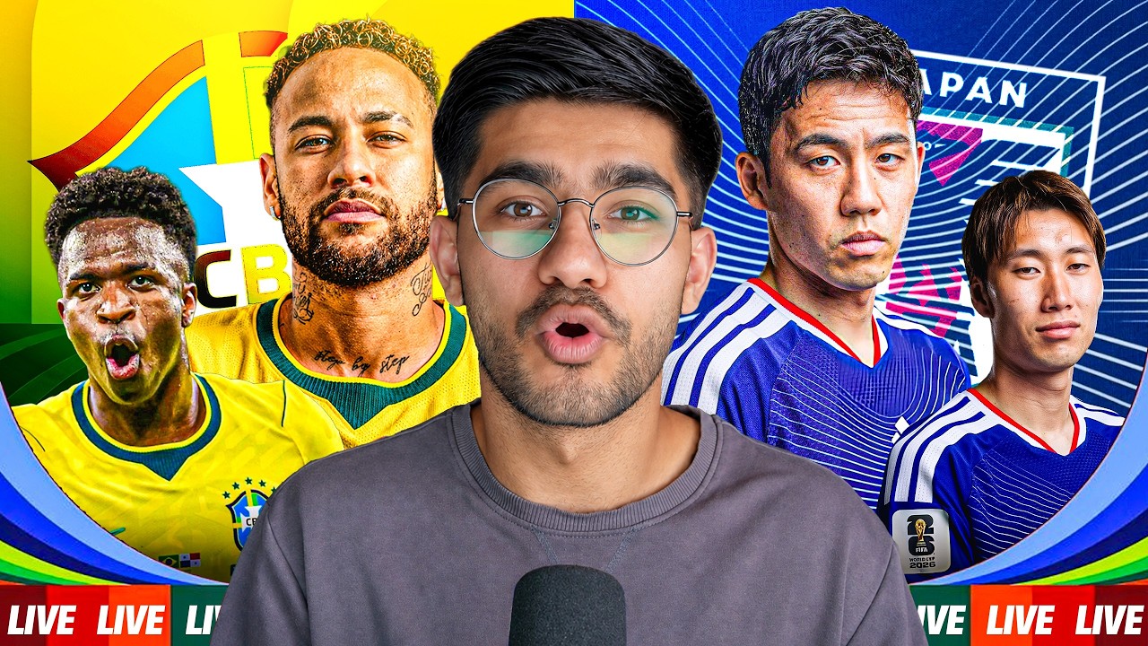 Brazil vs Japan World Cup 2026 WATCHALONG LIVESTREAM