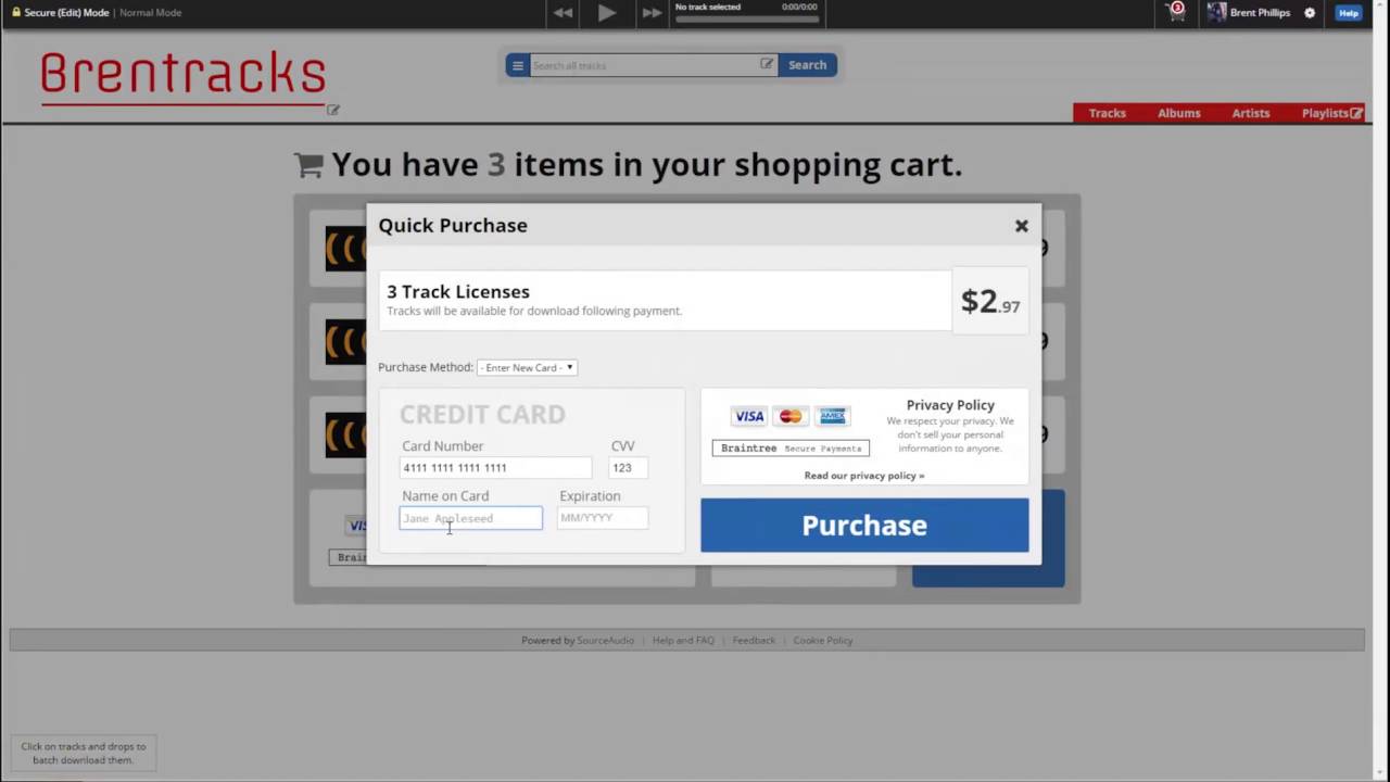 SourceAudio - E-Commerce Features Overview (Admin Video)