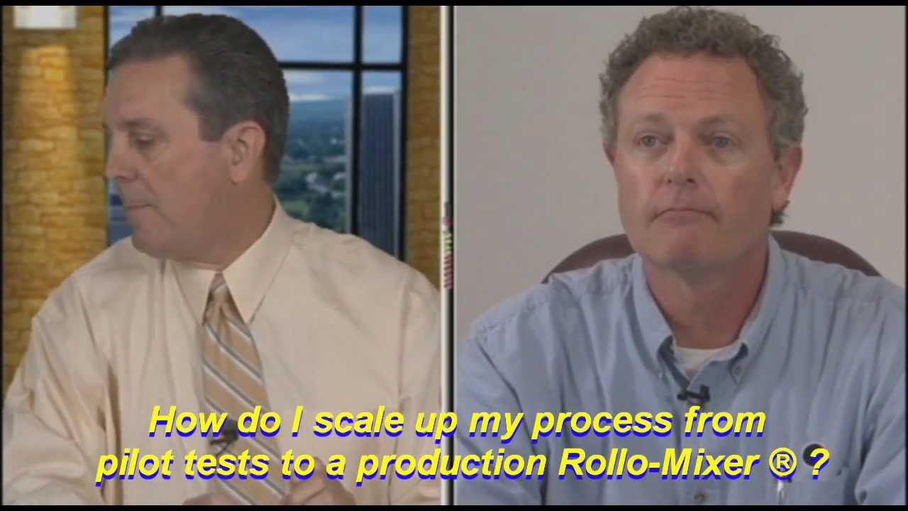 Rotary Batch Mixer - Scale up in the Rollo-Mixer&reg; Batch Mixer