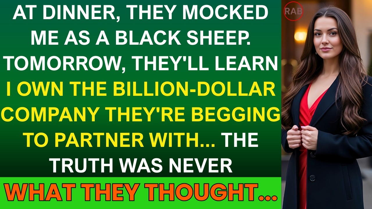 My Family Called Me the Black Sheep, Until They Needed My Signature on a $60 Million Deal...