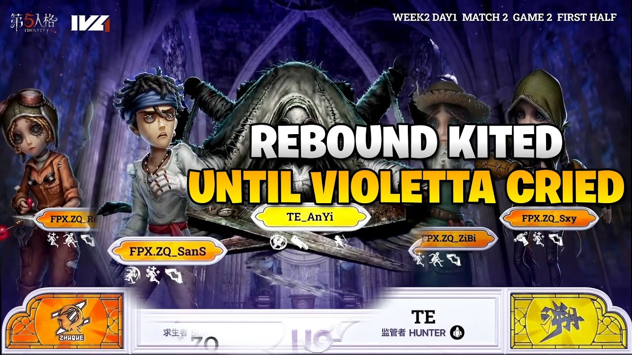 IVL SUMMER 2023 - Batter's Godly Rebound Kite (ZQ vs TE)【Identity V Summer League 2023】
