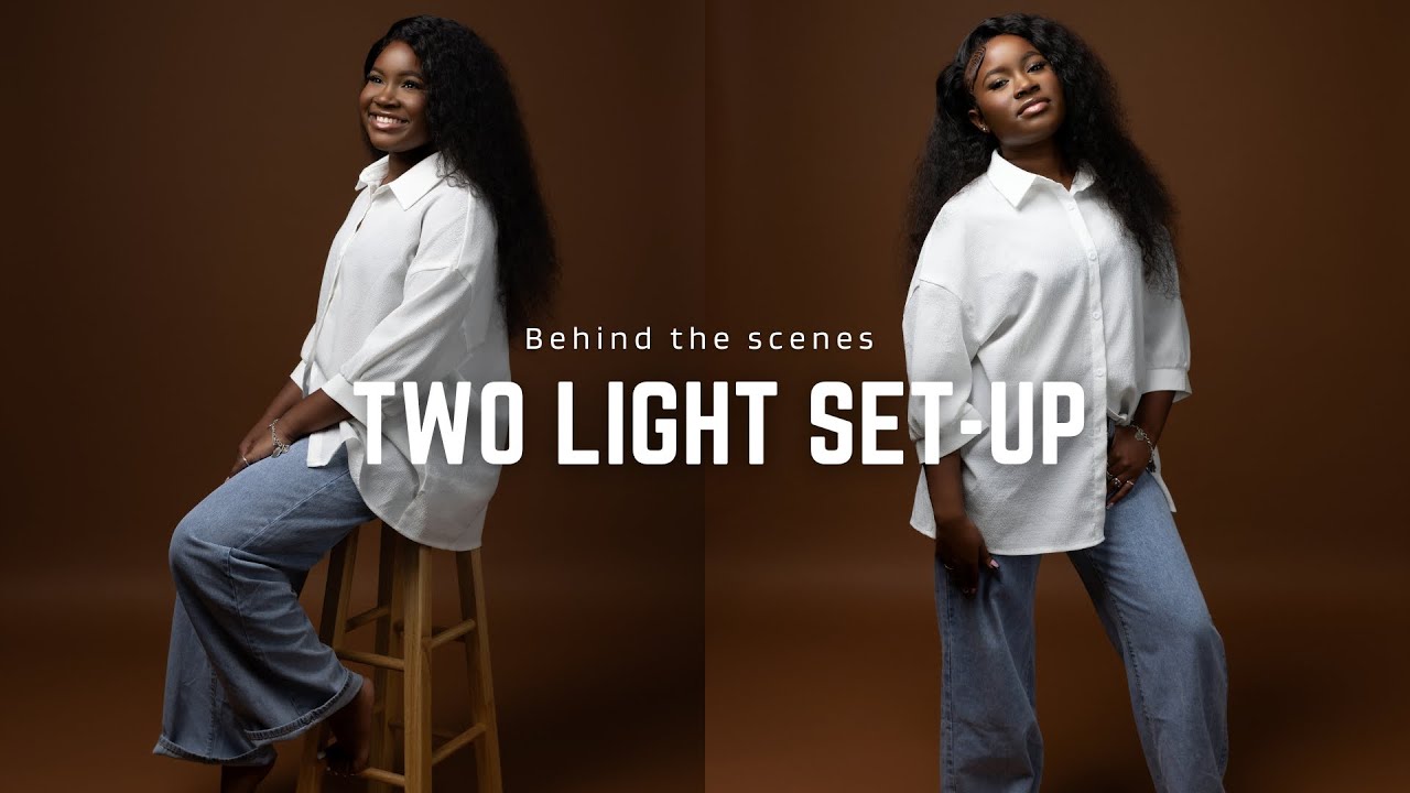 TWO LIGHT STUDIO PORTRAITS - Godox Lightning 