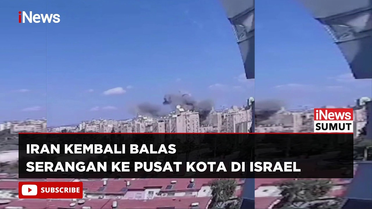 Balas Dendam! Iran Serang Hujani Rudal Sejumlah Jantung Kota di Israel