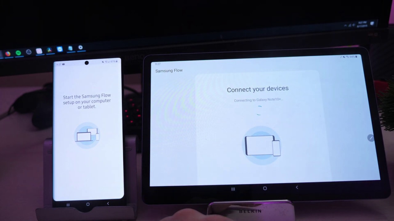 Как дублировать экран Samsung Galaxy Note 10 на Galaxy Tab S6
