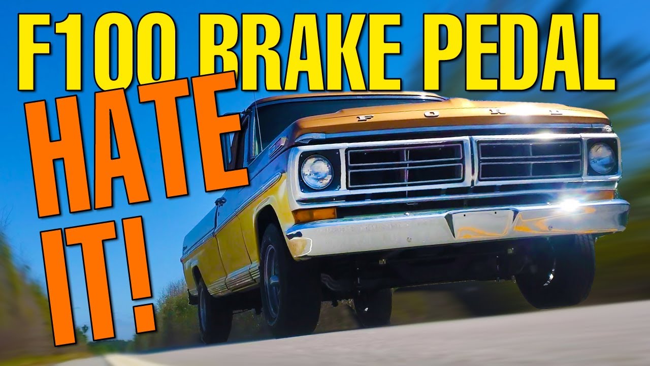Changing Brake Pedal Height F100