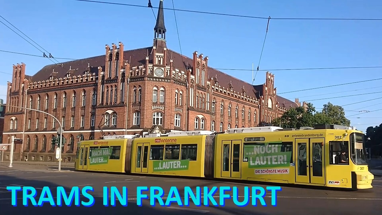 Tramwaje we Frankfurcie nad Odrą (Niemcy)/Trams in Frankfurt Germany/Straßenbahnen in Frankfurt/Oder