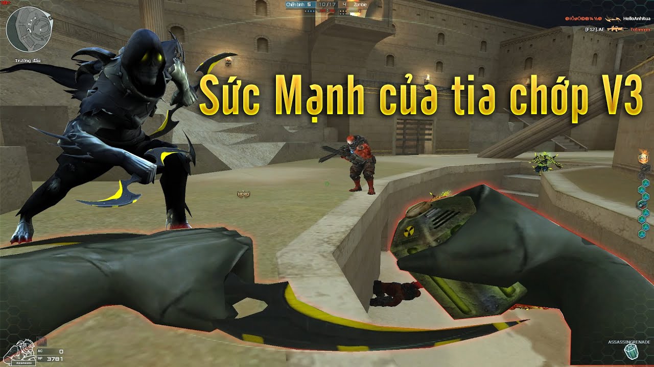 Sức Mạnh Của Tia Chớp Chơi Zombie 3 